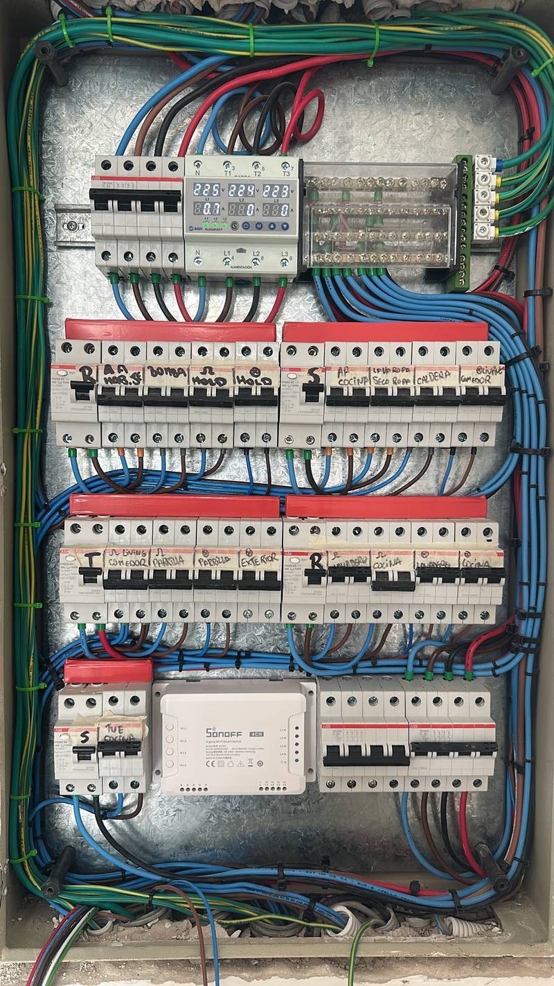 Cableado ordenado y rotulado