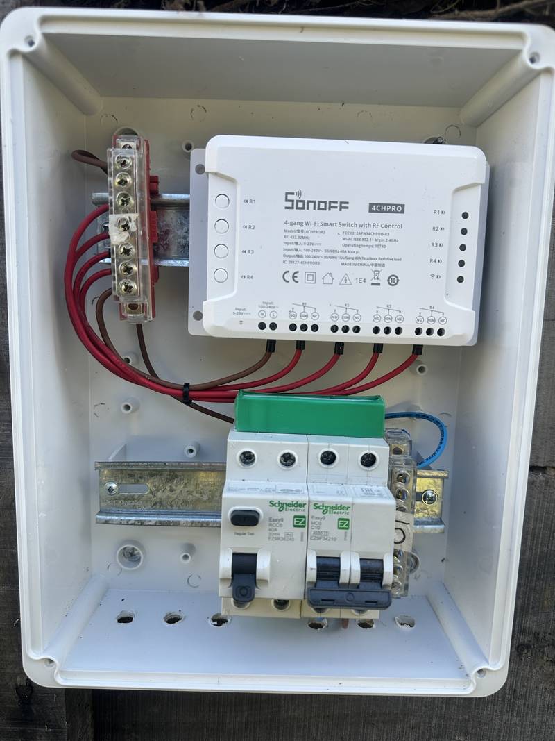 Tablero estanco para exteriores
