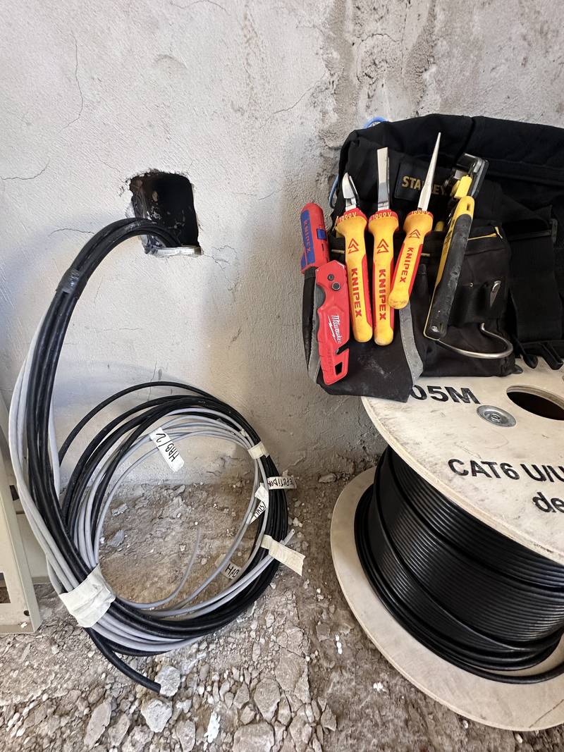 Cable de red rotulado por ambiente